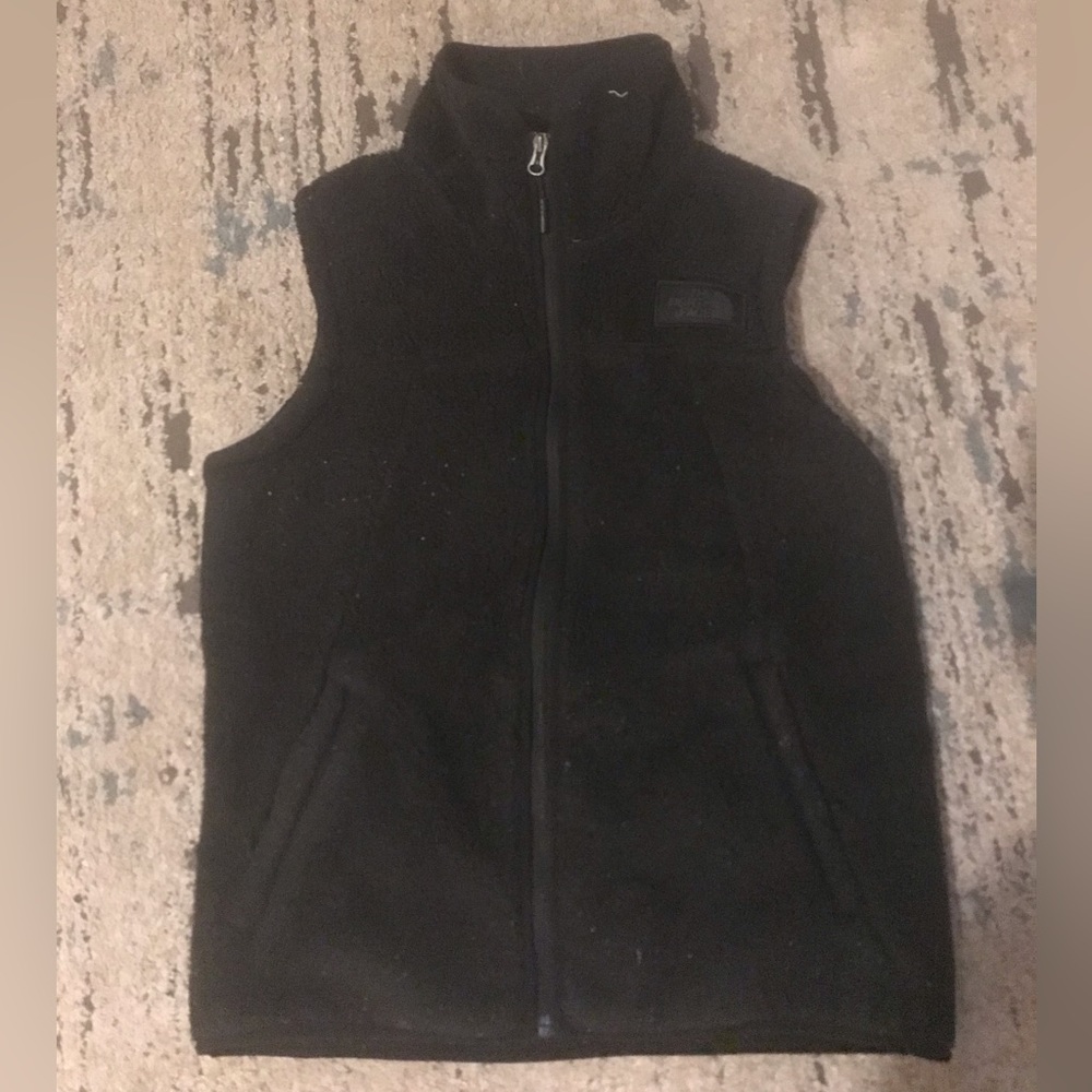 North face vest teddy